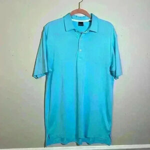 Dunning Golf Men’s Golf Polo Size Medium Ballantyne Country Club Wicking Stretch